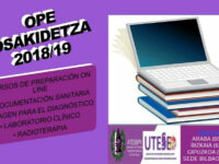 INSTRUCCIONES DE INSCRIPCIÓN A LOS CURSOS DE  PREPARACIÓN DE OPE 2018/19 DE OSAKIDETZA